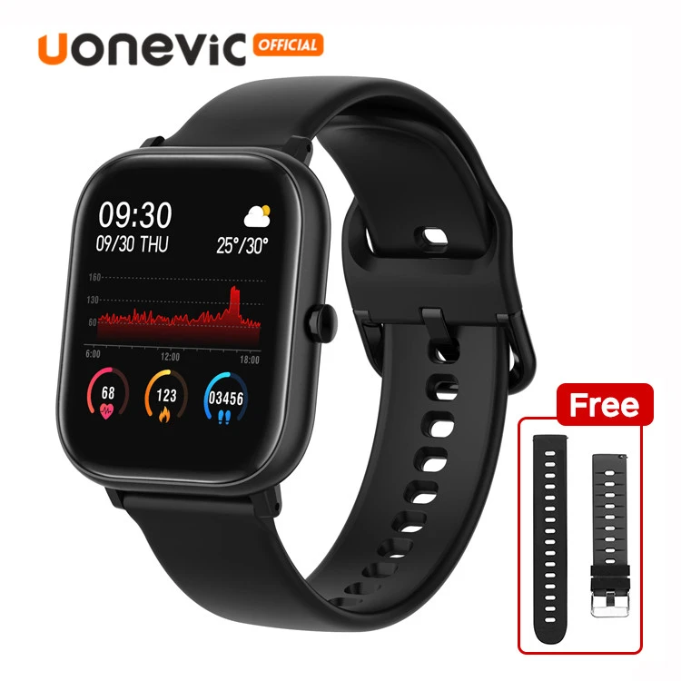 Uonevic P20A Smart Watch Men IP67 Waterproof Full Touch Fitness Tracker  Heart Rate Monitor Women Clock GTS Smartwatch|Smart Watches| - AliExpress