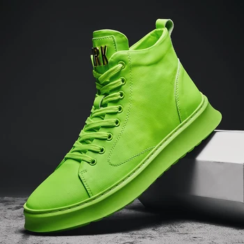 

Spring Autumn Youth Fashion Men Shoes Zip Leather Shoes For Mens High Top Man Casual Sneakers Thick Soled Mens Walking Shoes