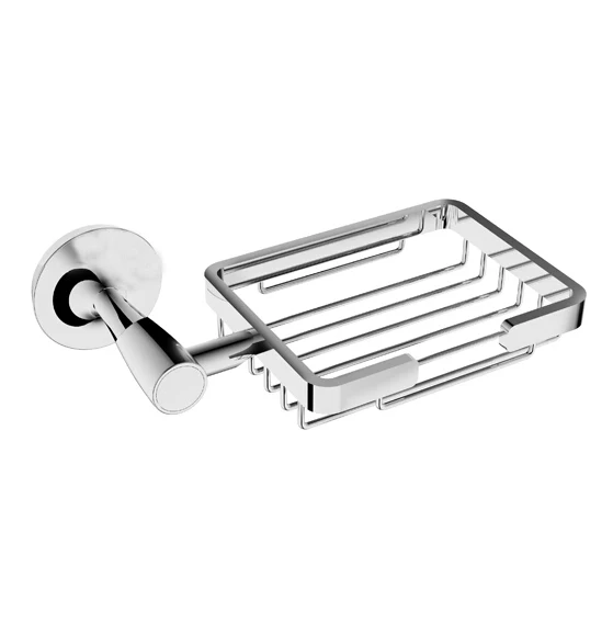 Soap Basket Vidric настенный хромированный набор аксессуаров для ванной комнаты, держатель для полотенец, держатель для туалетной бумаги, мыльная корзина, крючок для халата, Полка для полотенец EL7200 - Цвет: Soap Basket