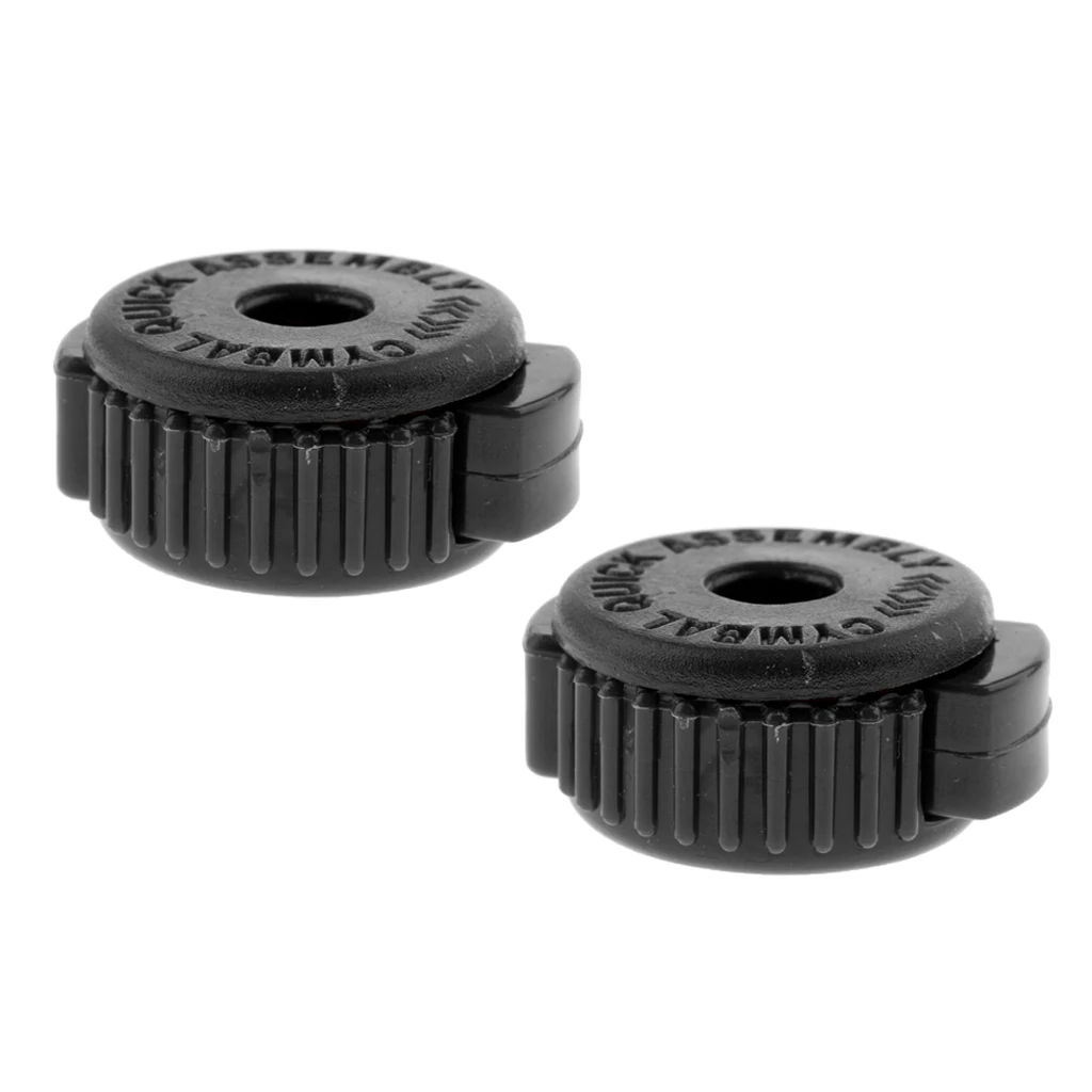 2pcs ABS Drum Set Cymbal Quick Assembly Mate Replacement Accessories 2pcs ABS Drum Set Cymbal Quick Assembly Mate Replacement Accessories