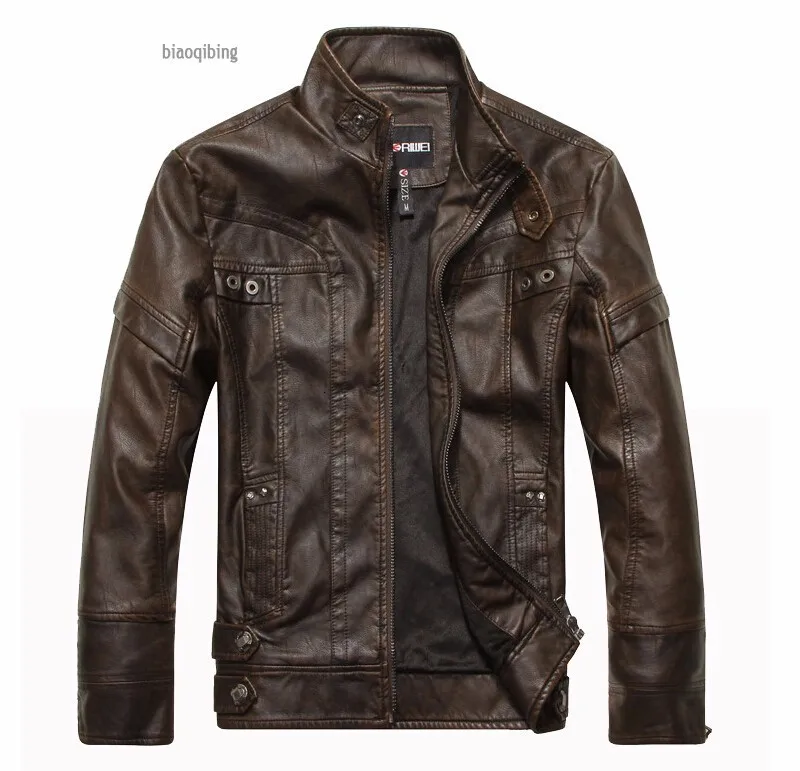 Кожаная мужская Мотоциклетная Куртка Jaqueta De Couro Masculina Motoqueiro Casaco, мужская кожаная куртка-бомбер, мужская куртка s Veste Homme