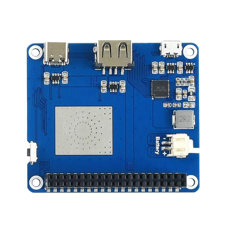 Waveshare 3000 мАч литий полимерная батарея шляпа для Raspberry Pi интегрирует SW6106