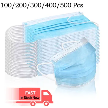 

Fast Ship Disposable Masks Safe Mouth Face Masks Non-woven Adult Mask