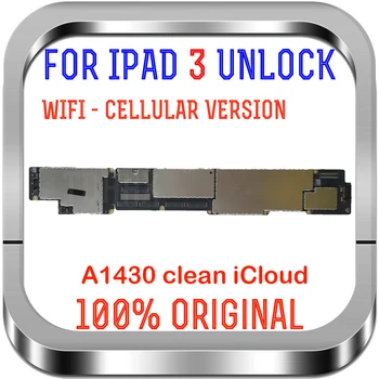 

Clean iCloud A1403 / A1416 or A1430 Mainboard for ipad 3 Motherboard Full Chips,Original unlocked for ipad 3 Logic board