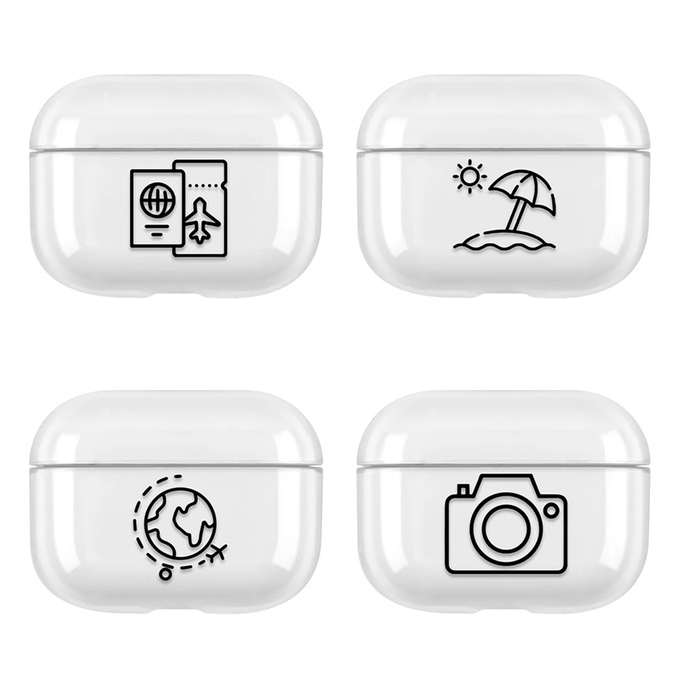 Чехол для AirPods Pro, Роскошный прозрачный чехол для наушников, чехол для Air pods Pro 3 Apple TWS, силиконовый защитный чехол Fundas