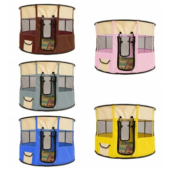 

Portable Folding Pet Tent Dog House Cage Dog Cat Tent Playpen Puppy Kennel Fence Outdoor Supplies
