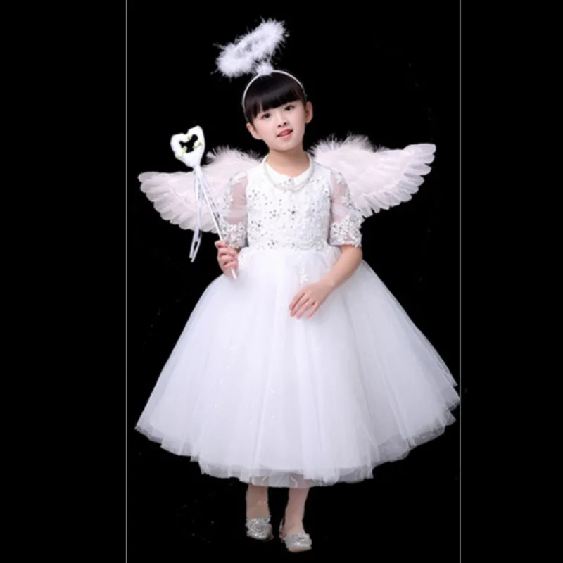 

Adult Child Angel Feather Wings Photo Prop Stage Show Halloween Costume Wedding Party Supplies Kid Birthday Gift Decors