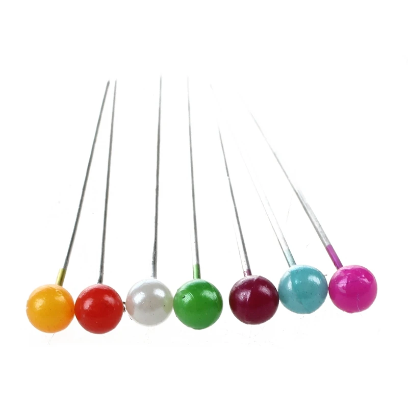 Craft Pin Wheel- 40 Pins- Ball Shaped Pin Heads. Sewing / Quilting Pins