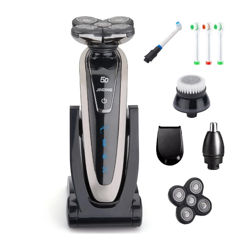 

5 Blade Shaver Electric Shaver Rechargeable Electric Razor for Men Beard Shaving Machine Waterproof with Accessories 43D