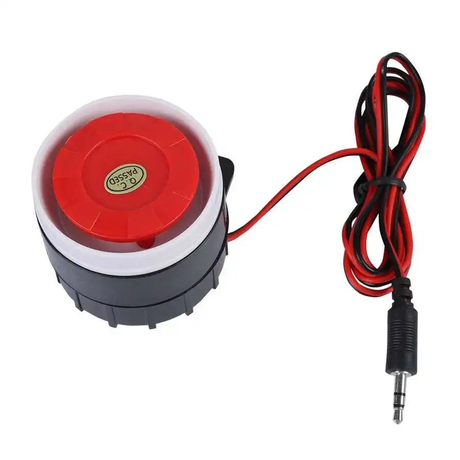 Мини звуковой сигнал 120 дБ 12 В 36 2 дюйма|Сирена| |