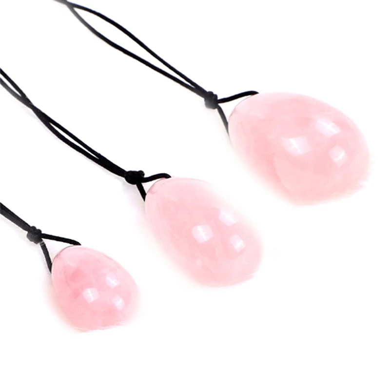 Rose Quartz Egg Vaginal Tightening Love Egg Natural Stone Crystal Feminine Hygiene Product Health Massage