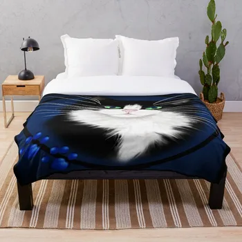 

Tuxedo Throw Blanket Soft Sherpa Blanket Bed Sheet Single Knee Blanket Office Nap Blanket