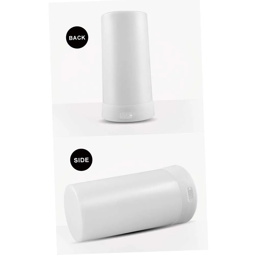 LED Flame Effect Lamp USB Portable Remote Control Night Light Emulation Fire Flickering Lamp Atmosphere Decoration Night Lights 2