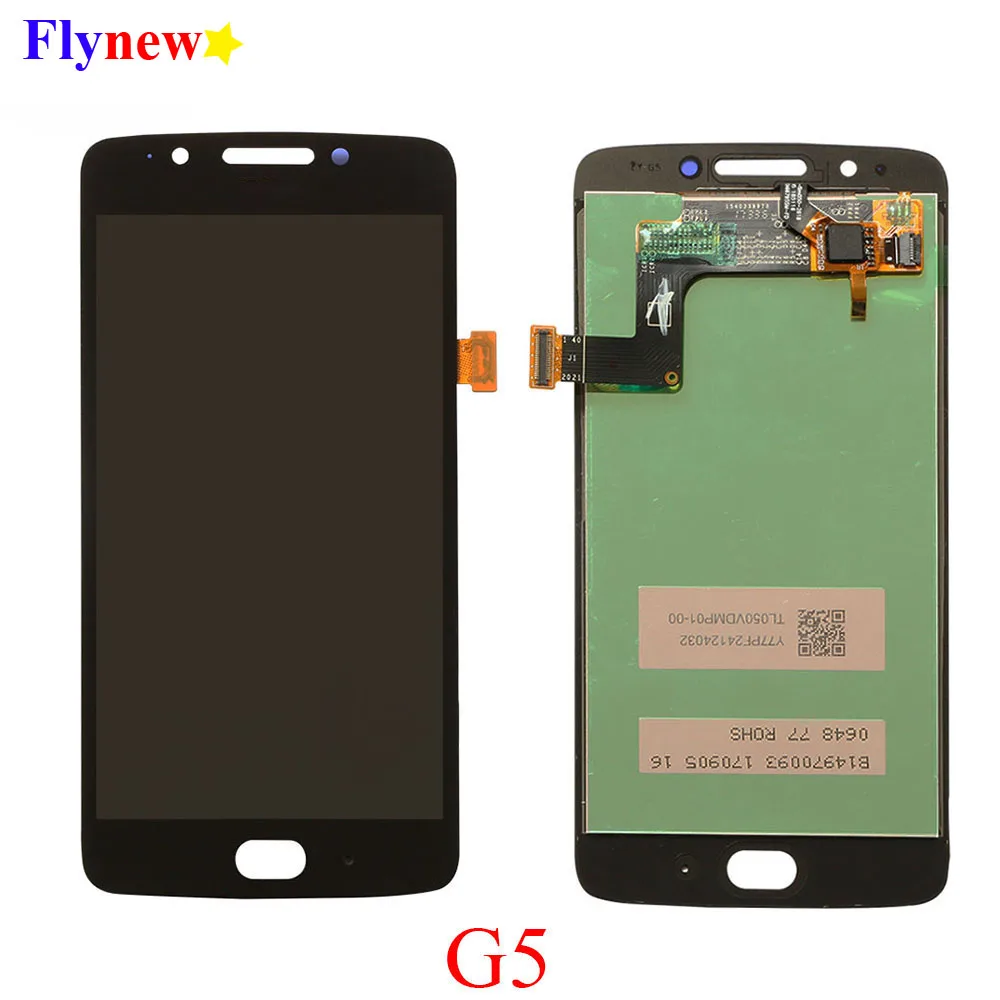 Высококачественный ЖК дисплей Ecran для Motorola Moto G5 сенсорный экран дигитайзер XT1672