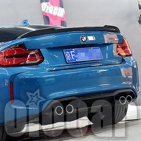 Задний спойлер из углеродного волокна в стиле CS для BMW F87 M2 M2C и 2er F22 F23 218i 220i 225i 228i 230i