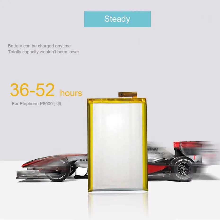 PINZHENG New 4165mAh Mobile Phone Battery For Elephone P8000 High Quality Replacement Battery With Repair Tools