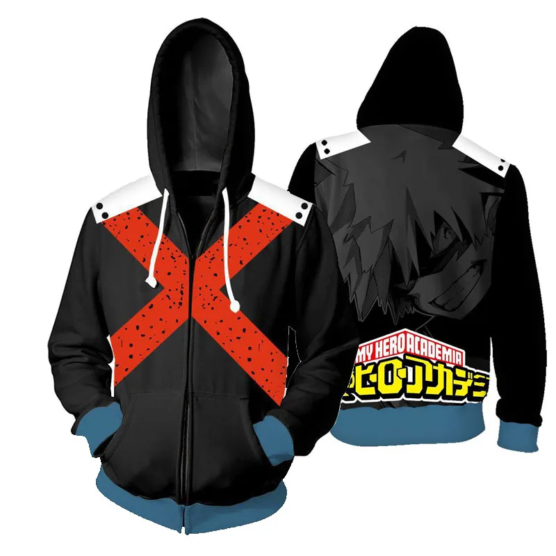 Cosroad Boku No My Hero Academia Midoriya Hoodies Izuku Todoroki Shoto Cosplay Costume Men Women Sweatshirt Jackets Coat0 (18)