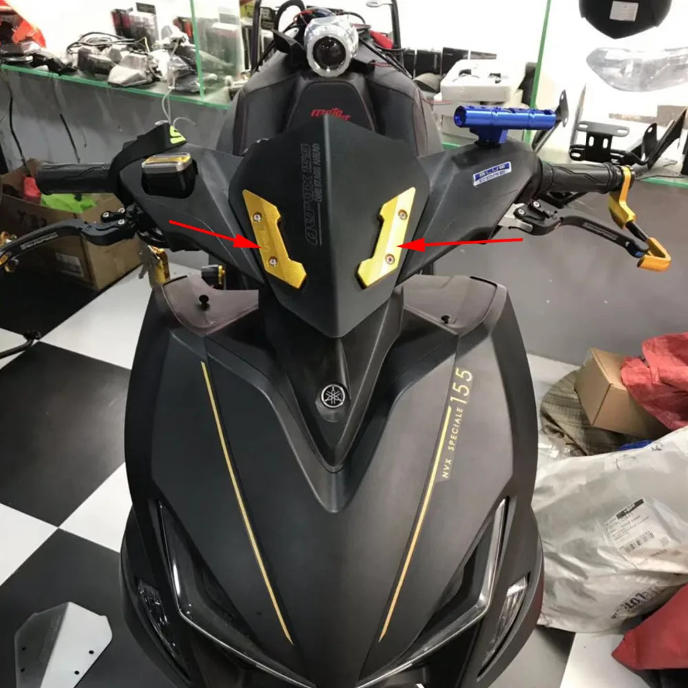 Модифицированное лобовое стекло moto NVX155 L155 дефлектор кронштейн протектор крышки для YAMAHA NVX NVX155 125 AEROX155 L155 GDR155