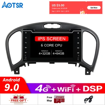 

Android 9.0 Car GPS Navigation dvd player For Nissan Juke 2004-2016 Multimedia radio Player Auto audio head unit Recorder dsp