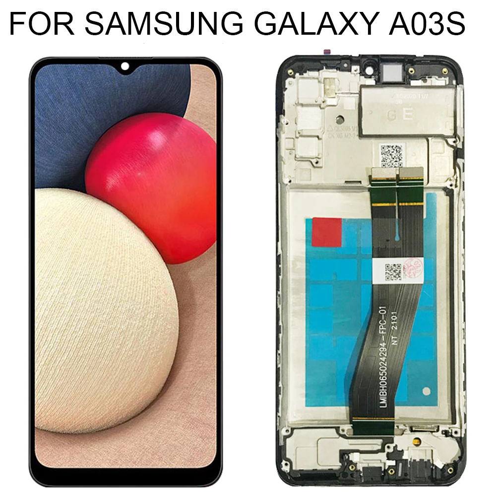 Original For Samsung Galaxy A03s Lcd A037f A037m A037fd A03 S Display With Frame Touch Screen Digitizer For Samsung A03s Display Mobile Phone Lcd Screens Aliexpress