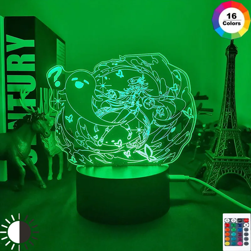 3d Led ߰   Genshin Impact Hu Tao ũ Led  