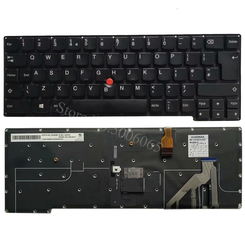 Великобритании ноутбук клавиатура с подсветкой для lenovo thinkpad X1C 2014x1 углерода gen 2 типа 20A7 20A8 английская клавиатура