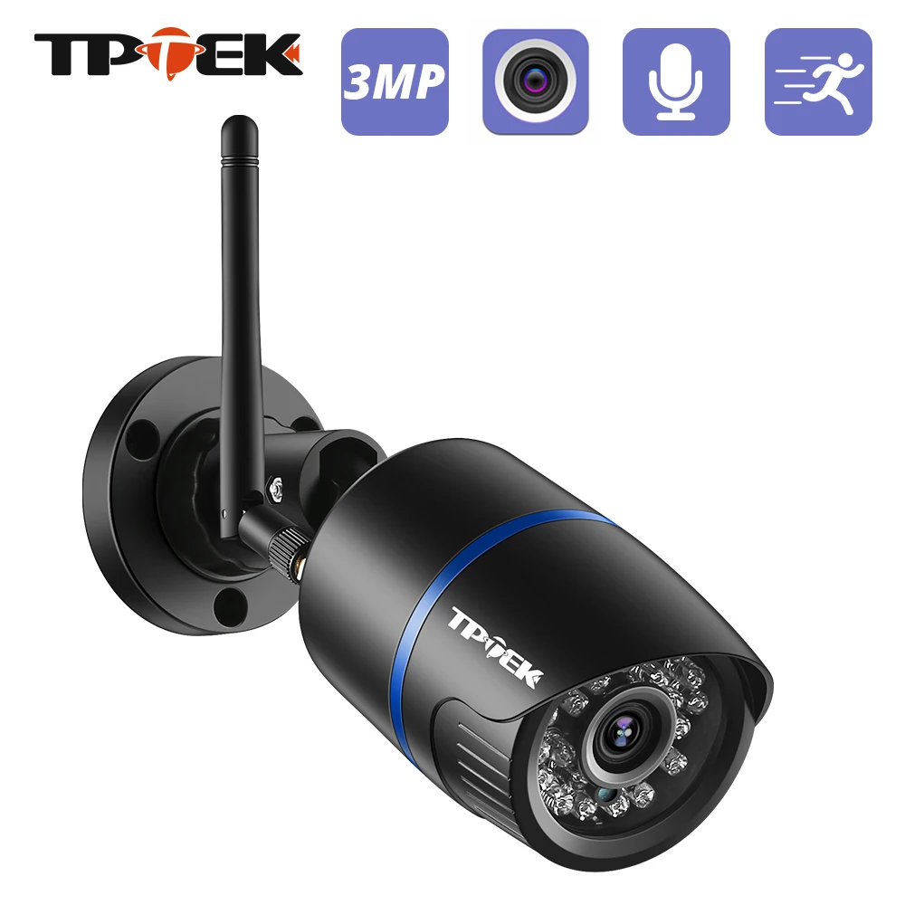 IP камера наружная Водонепроницаемая с поддержкой Wi Fi 3 Мп 1080P|Камеры