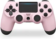 Wireless Controller for Playstation 4, JORREP Pink PS4 Games Controller Compatible with Sony PS4/Slim/Pro Console/PC/MAC