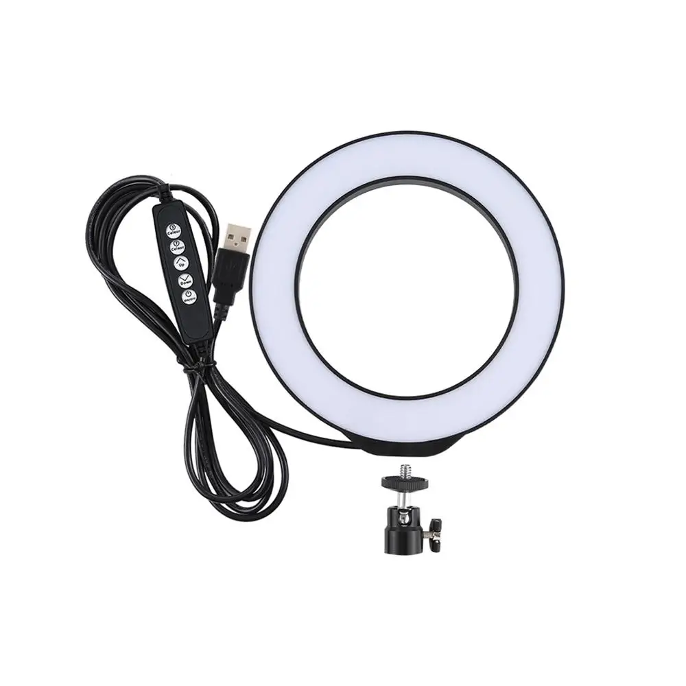 

4.7 inch LED Ring Light 8 Colors RGBW Dimmable Photo Studio Camera Light Photography Dimmable Video Light for Makeup Selfie