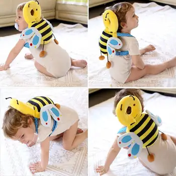 

Baby Toddler Newborn Head Back Protector Safety Pad Harness Headgear Cartoon Baby Infant Head Protection Pad Pillow Cushion