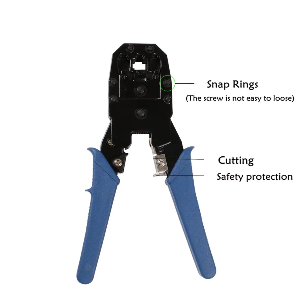 Network Ethernet Cable Tester RJ45 Kit RJ45 Crimper Crimping Tool Punch Down RJ11 Cat5 Cat6 Wire Line Detector 8P8C RJ45 image 2
