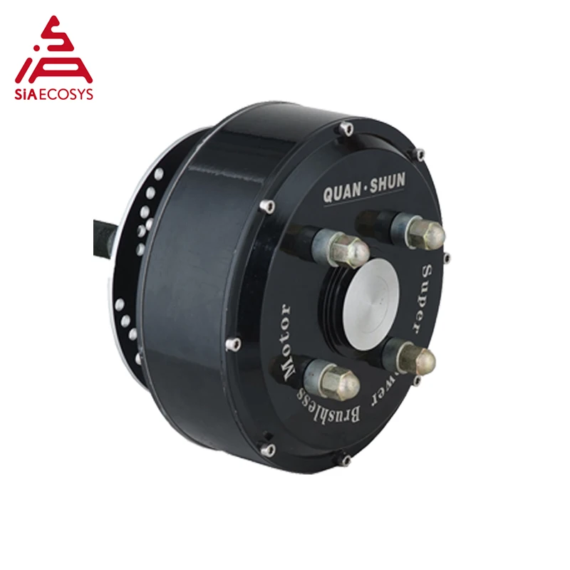 US $979.54 QSMOTOR 2000W 60V60kph 2wd dual Hub Motor with KLS6022H controller kits for electric ATV Car