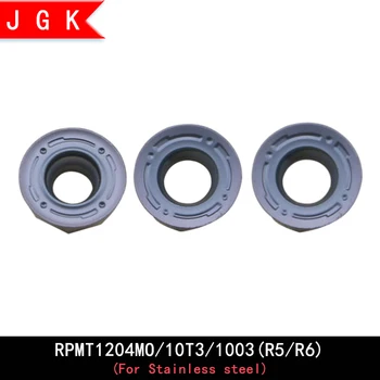 

RPMT Round milling tool RPMT1003 RPMT10T3 RPMT1204 RPMT1003MO RPMT10T3MO RPMT1204MO emr tool rod apply stainless steel