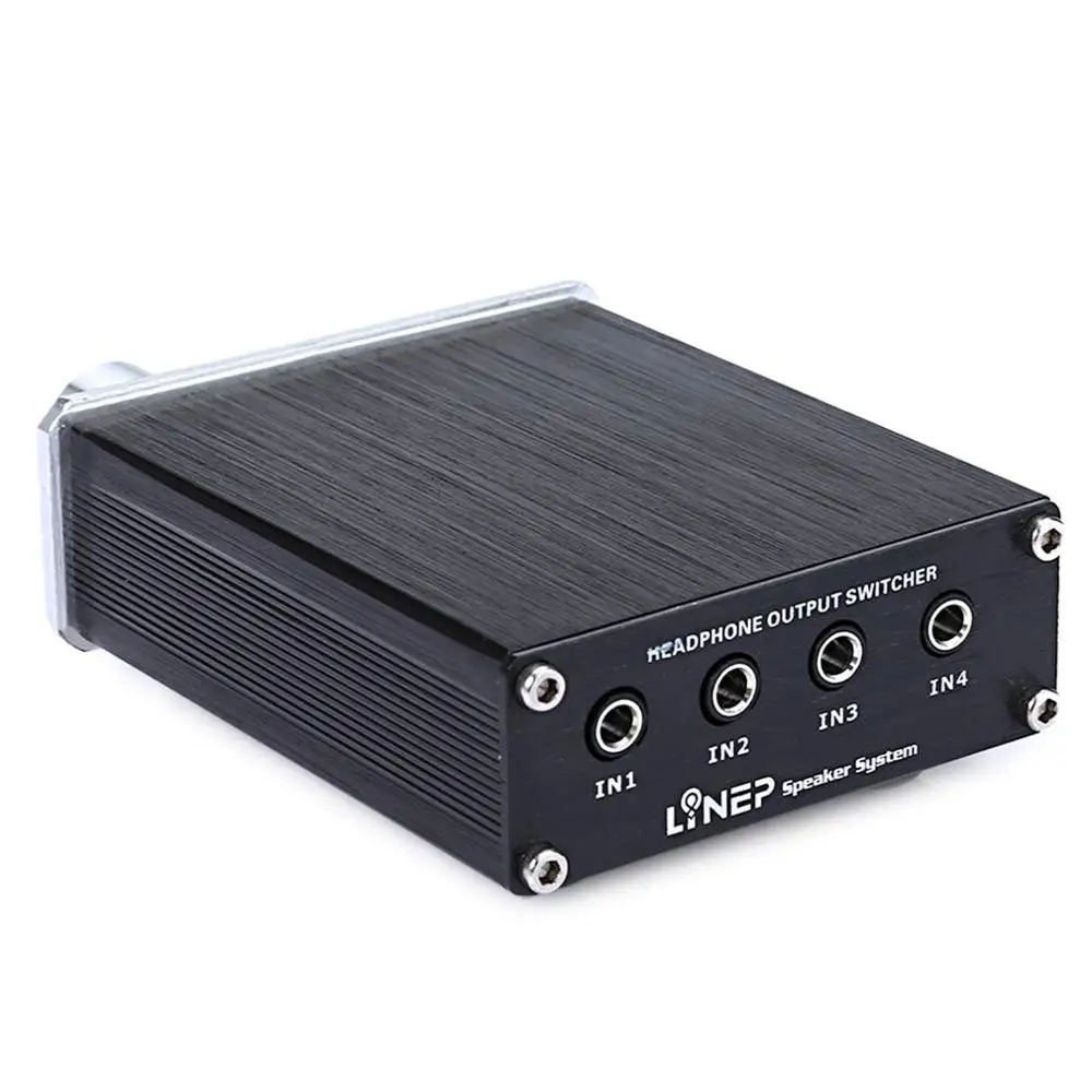 A985 4 Input 4 Output Earphone 3.5Mm Headphone Mp3 Audio Signal Switch Switcher Digital Multi-Channel Switcher