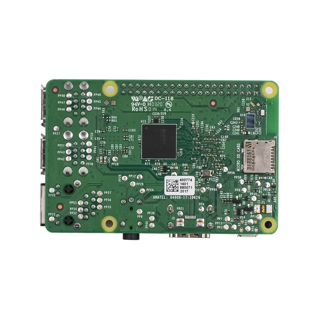 Placa Raspberry Pi 3 Modelo B, 1GB LPDDR2 BCM2837, Quad-Core, con WiFi y Bluetooth, versión Element14 Placa Raspberry Pi 3 Modelo B, 1GB LPDDR2 BCM2837, Quad-Core, con WiFi y Bluetooth, versión Element14