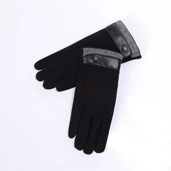 

Brand New Touch Screen Men Women Gloves Autumn and Winter Warm leather Mittens Glove Unisex Velvet Thick Cotton Riding Gloves