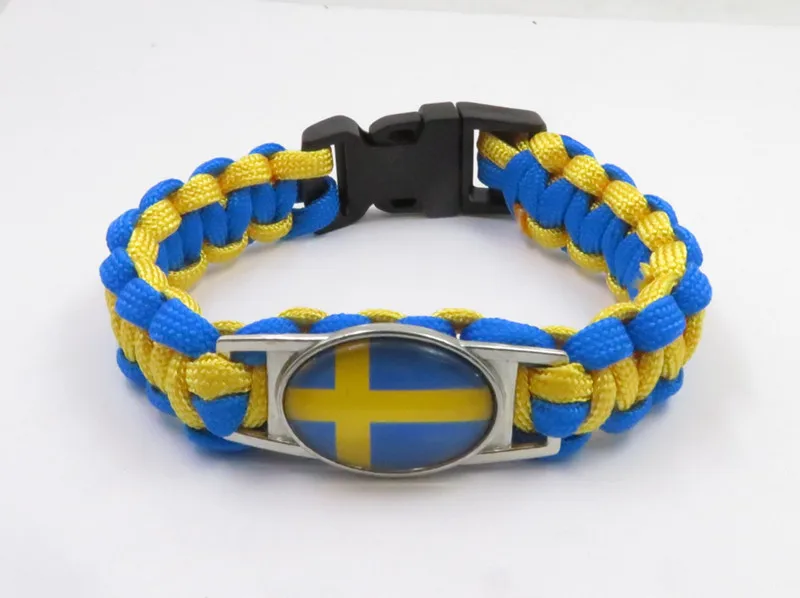 Горячая Распродажа, браслет из Швеции, оплетка ручной работы, браслеты, модные браслеты из Швеции для мужчин и женщин