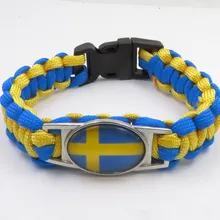 Горячая Распродажа, браслет из Швеции, оплетка ручной работы, браслеты, модные браслеты из Швеции для мужчин и женщин