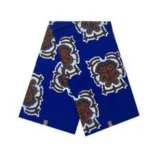 Самая изящная дизайнерская парафинированная ткань с кружевом Анкара Пейдж голландский блок принтов в ткани хлопок 6 ярдов/шт женское платье ткань V-L 748