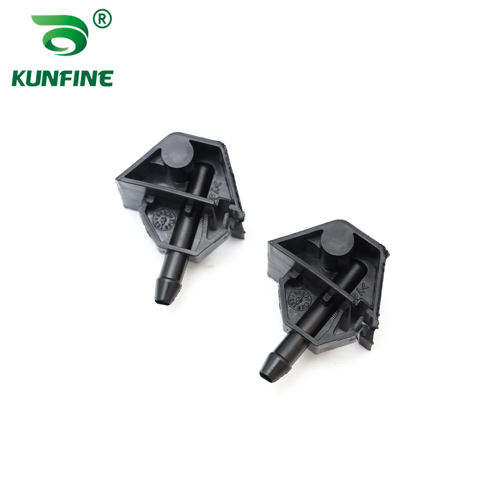 2pcsCarFrontWindshieldWasherNozzleforNissanQashqaiJ10Dualis