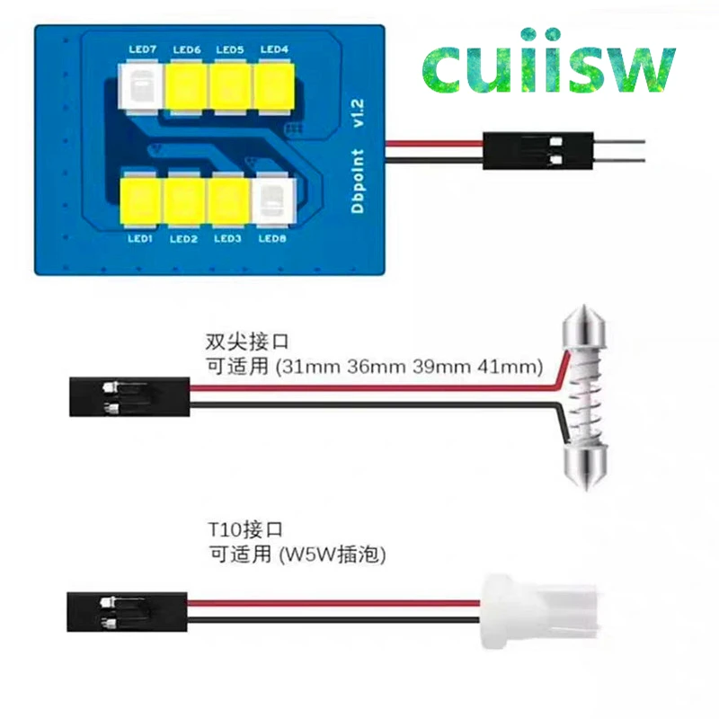 Белого и синего цвета T10 W5w Cob 24SMD 36SMD автомобиля водить автомобиль Панель лампы авто Интерьер Чтение лампа купол с фестонами mercedes benz огни