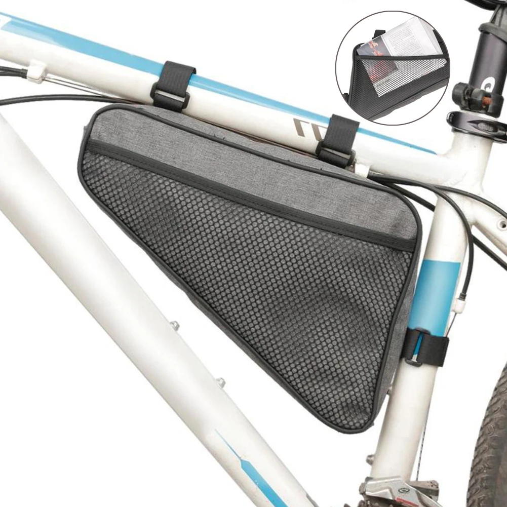 Lightweight And With A Small Size Cycling Bag Triangle Front Tube Frame Bag Outdoor Bicycle Pouch Frame Holder Accessories