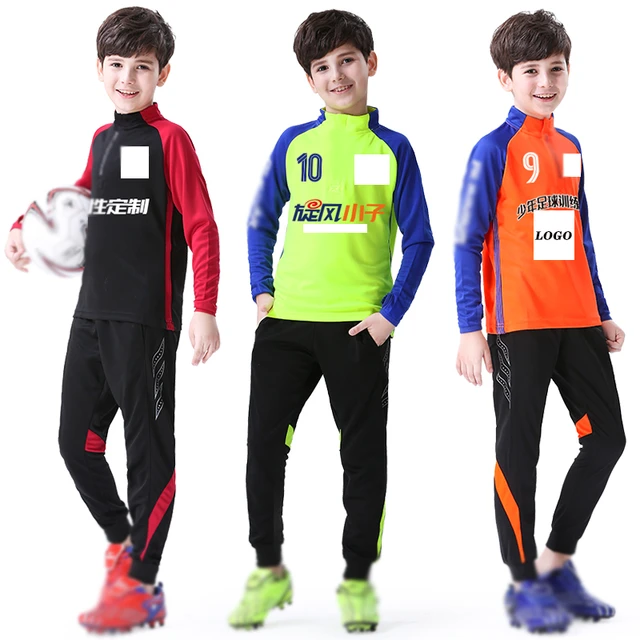 Vêtements de football pour garçons, 15 Styles, pantalons pour enfants,  automne et printemps, Plus velours, vêtements de sport d'école primaire,  LOGO personnalisé, nouvelle collection 2020 - AliExpress