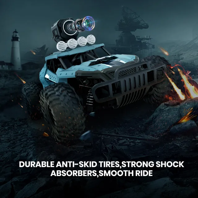 RC Car With Camera Full HD 720P 1:18 25KM/H High-Speed Racing Drift Car Wifi Camera Remote Control Car Toys For Children 4