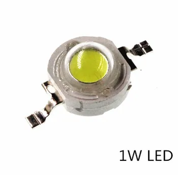

50pcs 1W LED Diode 1 Watt High Power Chips LED Diod White Light-Emitting-Diodes 1-Watt White 110-120 lm LED Beads LED 1-W White