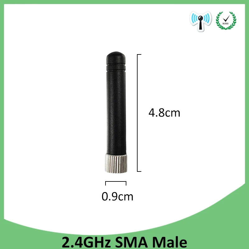 Антенна 2,4 GHz wifi SMA разъем 2~ 3dbi wifi 2,4 ghz антенна небольшого размера 2,4G антенна Zigbee wi fi антенна wi-fi