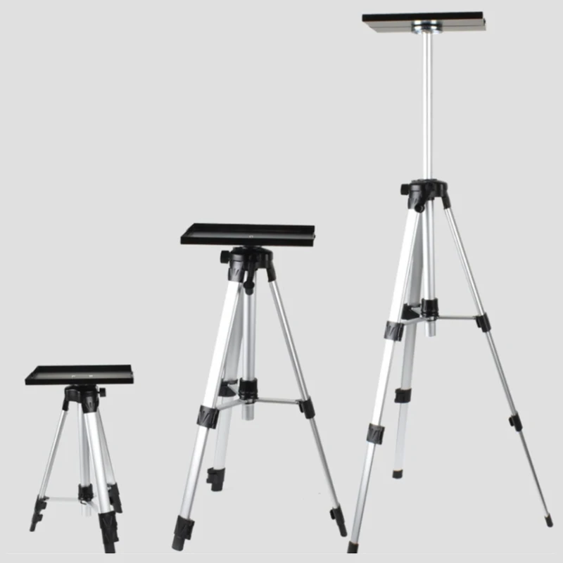Aluminum Universal Projector Tripod Stand Multi-Function Equipment Mount Adjustable Height Suitable for Home or Stage 6