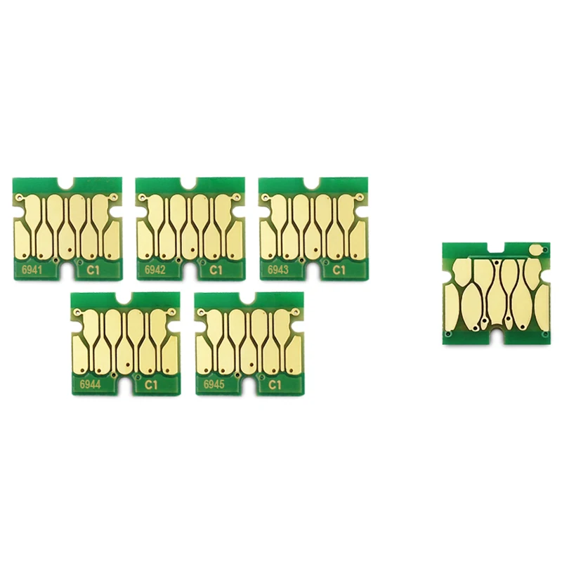 1 комплект T6941-T6945 T6941 картридж чип для Epson Surecolor T3000 T3070 T5070 T7070 T3200 T5200 T7200 T3270 T5270 T7270 принтер