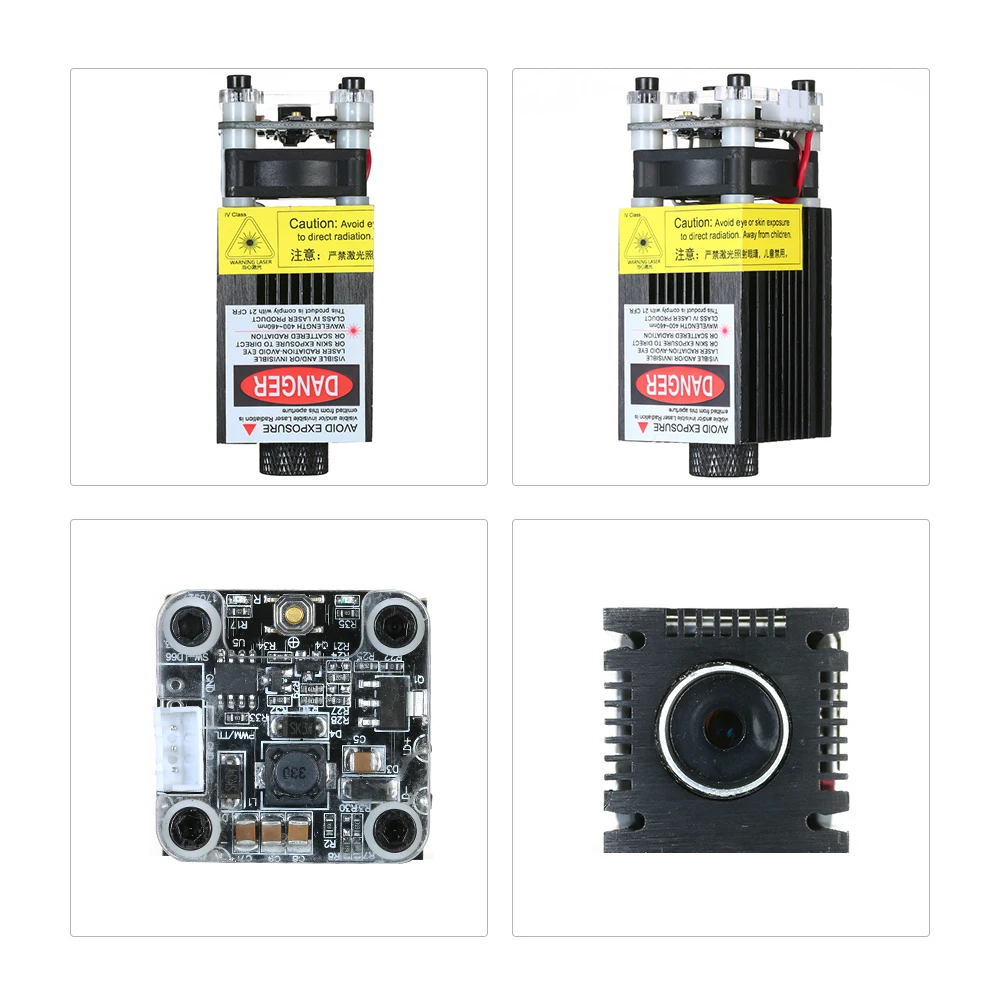 Лазерная головка 300 МВт 500 МВт 1600 мВт 2500 мвт 5500 МВт DIY Регулируемый фокус лазерный модуль лазерный гравер Запчасти для ЧПУ гравер-резчик