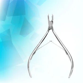 

Professional Stainless Steel Cuticle Cutter Cuticle Nipper Beauty Tool Portable Manicure Nipper for Fingernails and Toenails(Sil